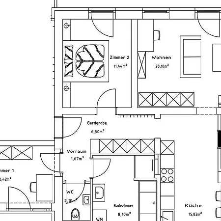 Appartement Warmbaderloft *